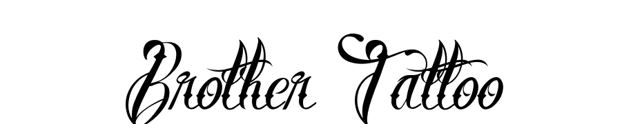 Brother Tattoo Font Download Free